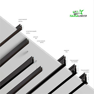 نصب چراغ مگنتی در فروشگاه تارا نور